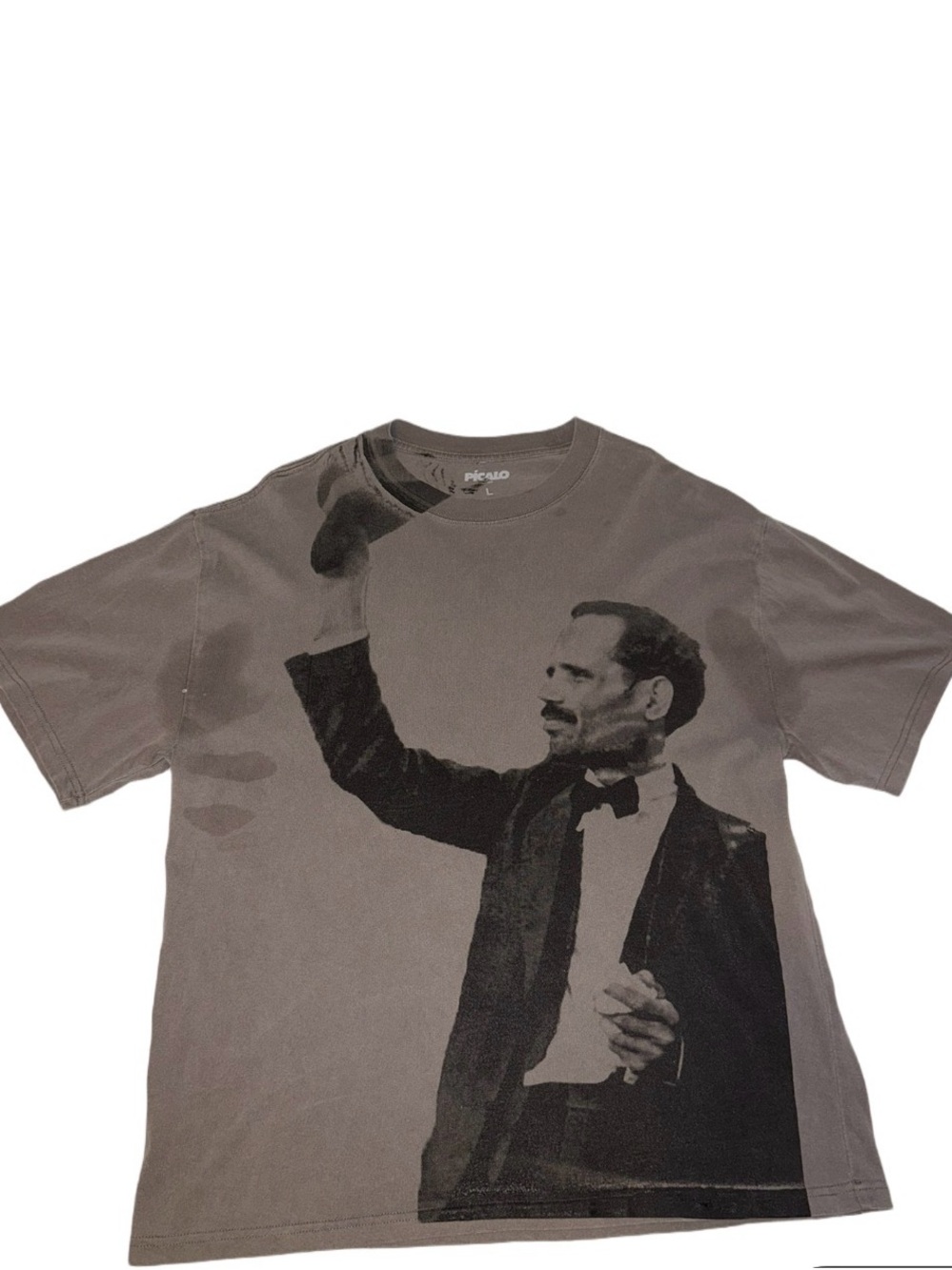 Pedro Albizu Campos Graphic Tee L Oversized Puerto Rico Shirt